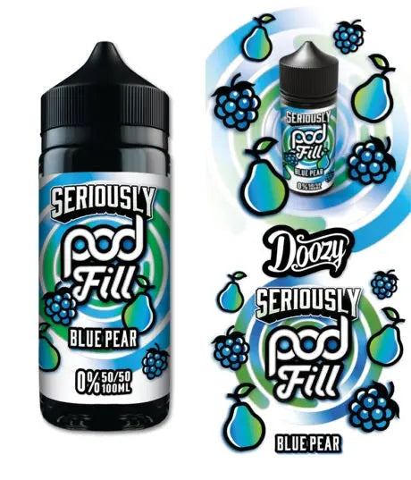Seriously Pod Fill Blue Pear E-liquid Shortfill