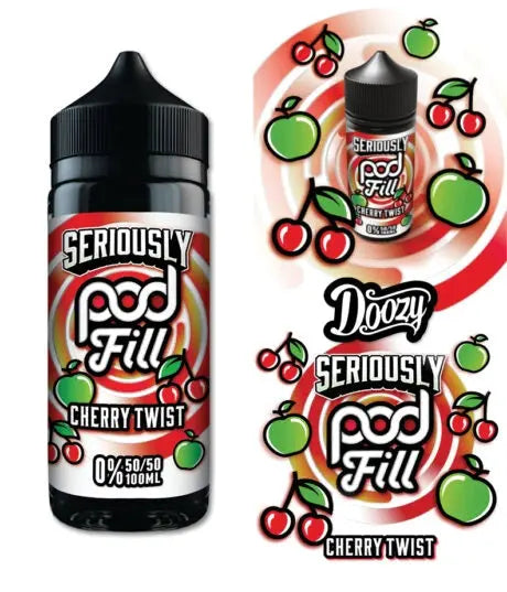 Seriously Pod Fill Cherry Twist E-liquid Shortfill