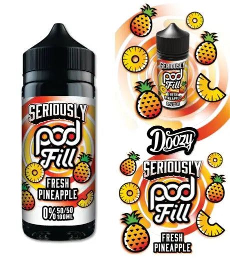 Seriously Pod Fill Fresh Pineapple E-liquid Shortfill