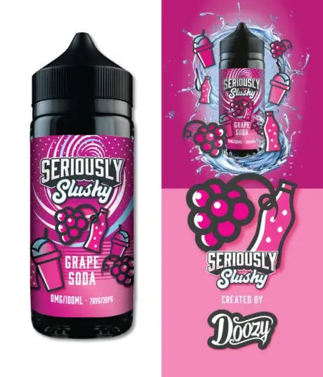Seriously Slushy Grape Soda E-liquid Shortfill