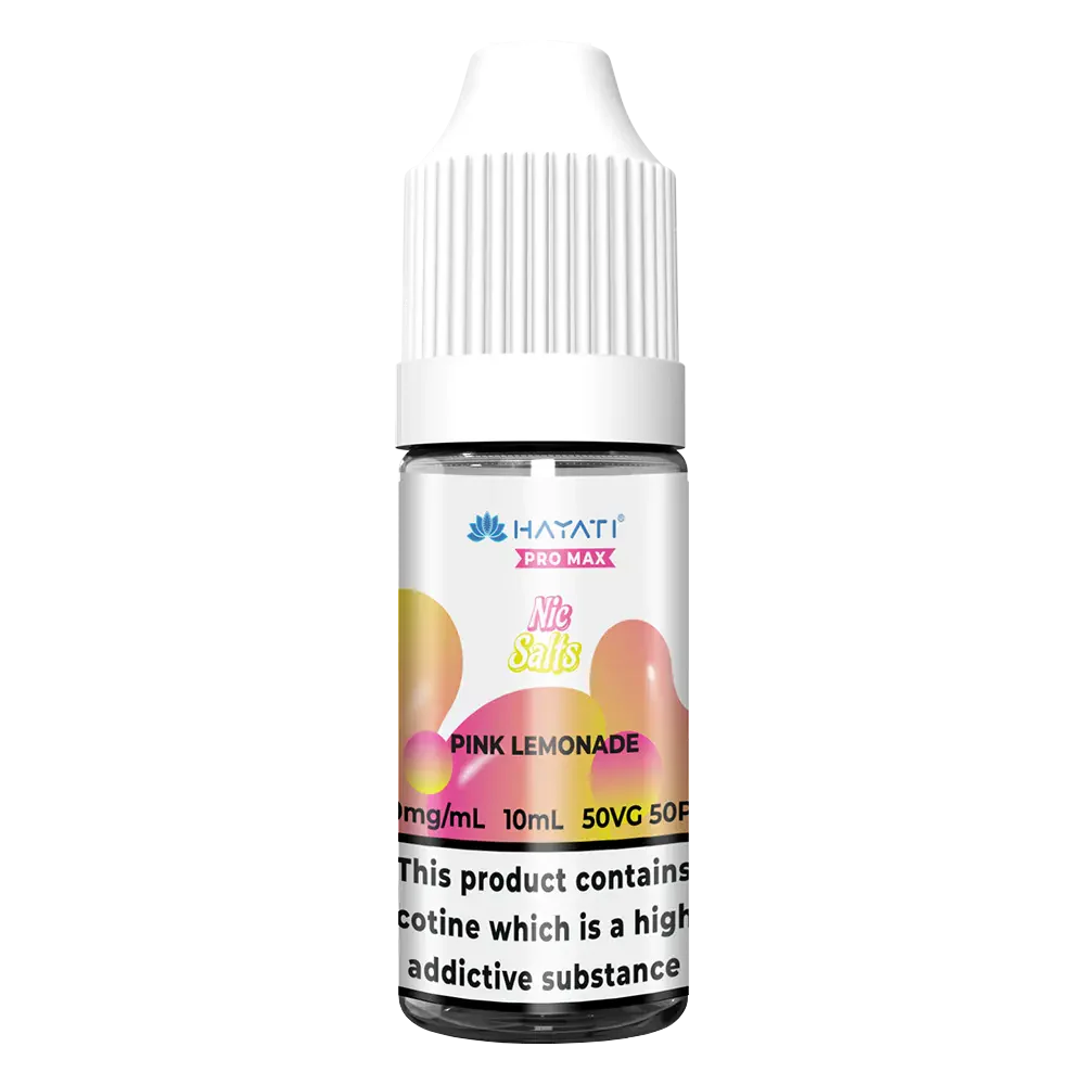 Hayati Pro Max Pink Lemonade Nic Salt Vape Juice