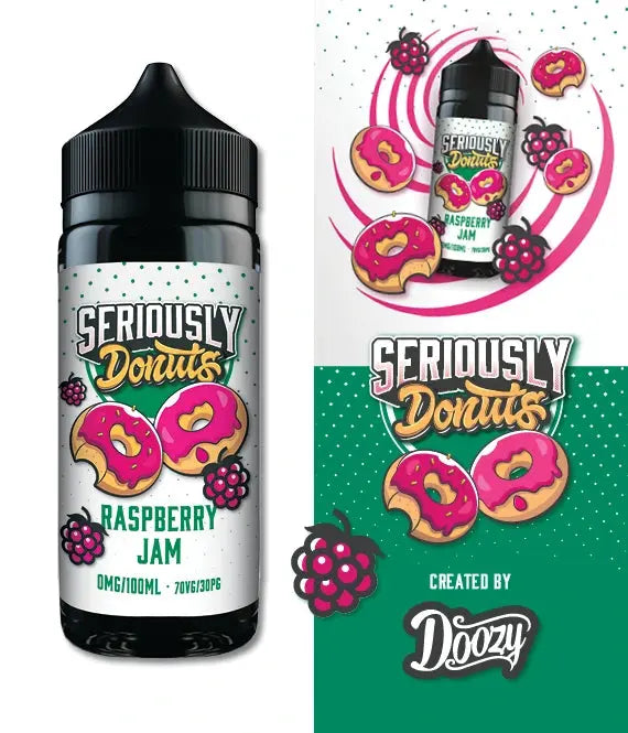Seriously Donuts Raspberry Jam E-liquid