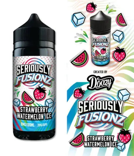Seriously Fusionz Strawberry Watermelon Ice E-liquid Shortfill - Scent Vape