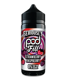 Seriously Pod Fill Strawberry Raspberry E-liquid Shortfill