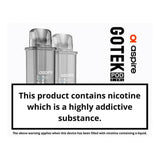 Aspire Gotek Mesh Coil Replacement Pods - Scent Vape