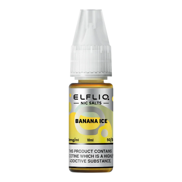 Elf Bar ElfLiq Banana Ice Nic Salt Vape Juice