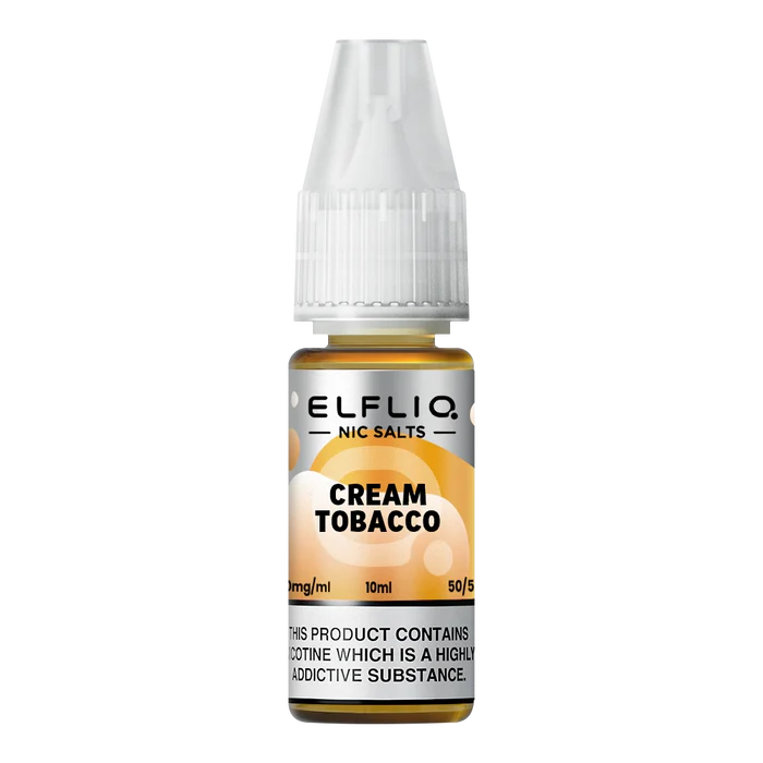 Elf Bar ElfLiq Cream Tobacco / Snoow Tobacco Nic Salt Vape Juice
