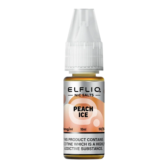 Elf Bar ElfLiq Peach Ice Nic Salt Vape Juice