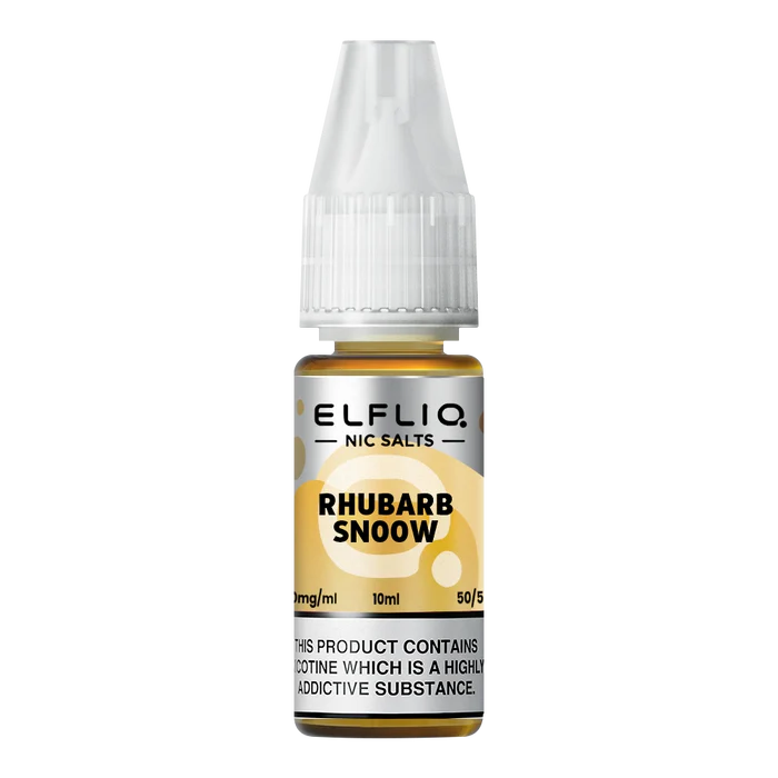 Elf Bar ElfLiq Rhubarb Snoow Nic Salt Vape Juice