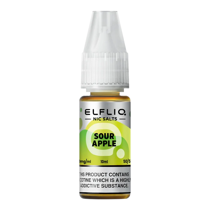Elf Bar ElfLiq Sour Apple Nic Salt Vape Juice
