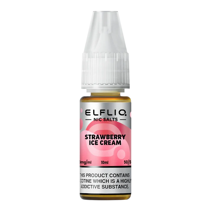 Elf Bar ElfLiq Strawberry Ice Cream Nic Salt Vape Juice