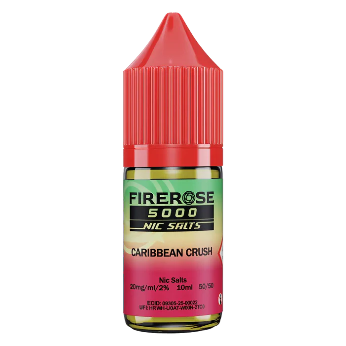 Caribbean Crush Elux Firerose 5000 Nic Salt Vape Juice