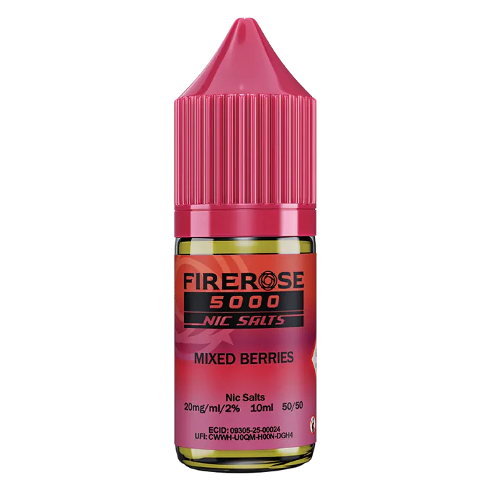 Mixed Berries Elux Firerose 5000 Nic Salt Vape Juice