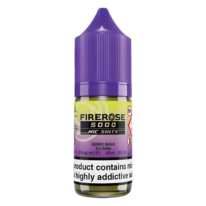 Berry Bang Elux Firerose 5000 Nic Salt Vape Juice