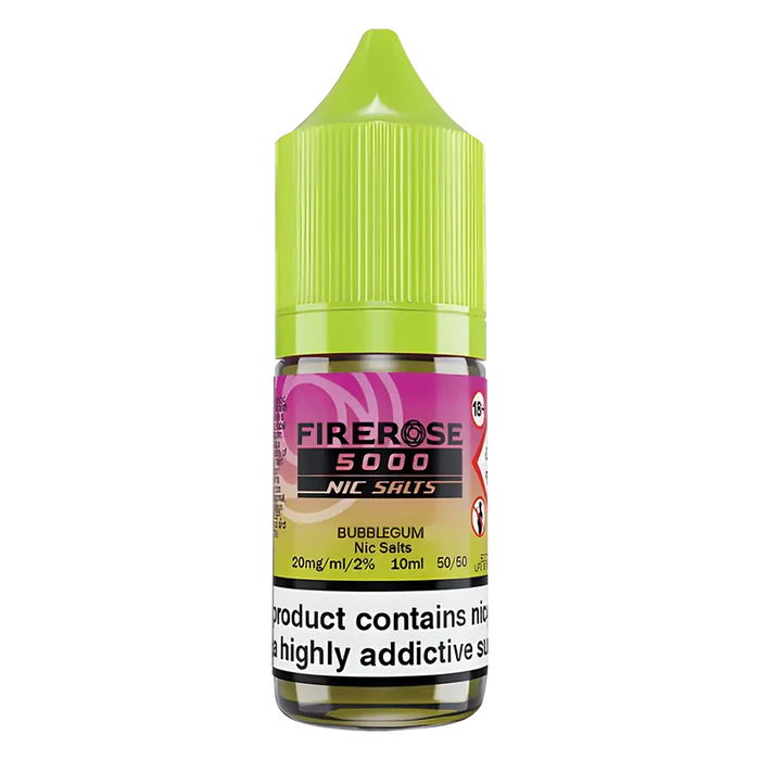 Bubblegum Elux Firerose 5000 Nic Salt Vape Juice