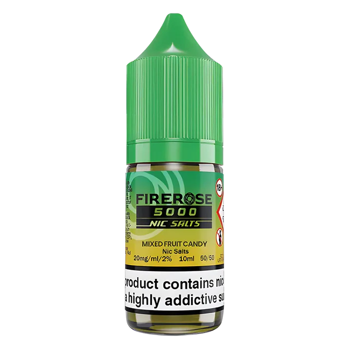 Mixed Fruit Candy Elux Firerose 5000 Nic Salt Vape Juice