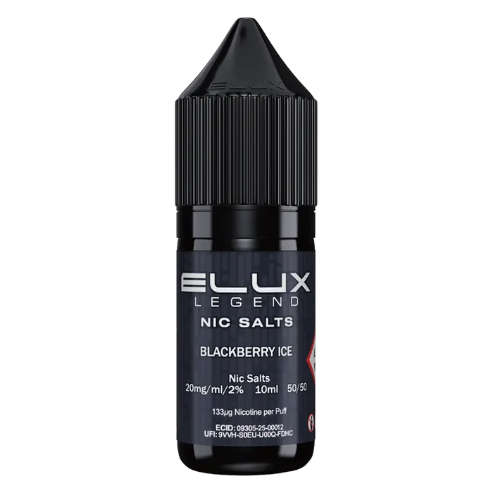 Blackberry Ice Elux Legend Nic Salt Vape Juice