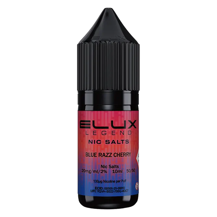 Blue Razz Cherry Elux Legend Nic Salt Vape Juice