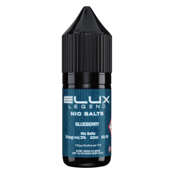 Blueberry Elux Legend Nic Salt Vape Juice