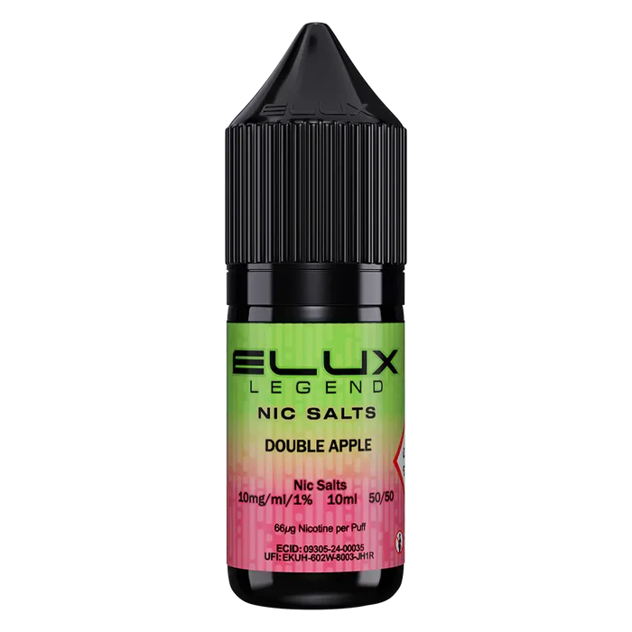 Double Apple Elux Legend Nic Salt Vape Juice