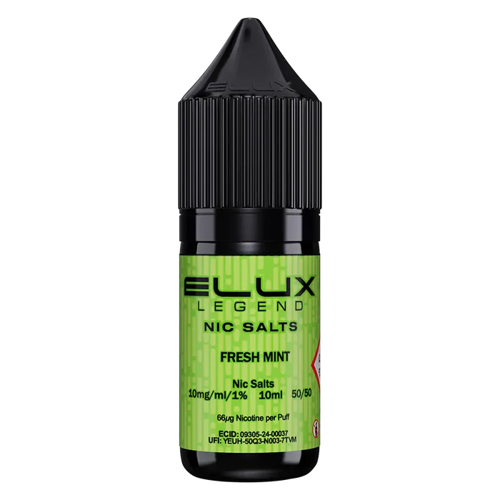 Fresh Mint Elux Legend Nic Salt Vape Juice