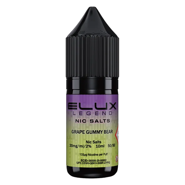 Grape Gummy Bear Elux Legend Nic Salt Vape Juice