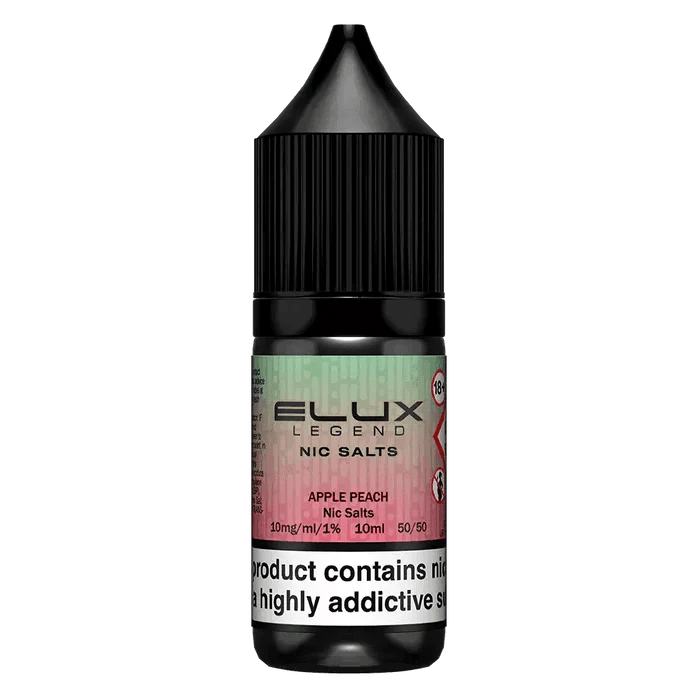 Apple Peach Elux Legend Nic Salt Vape Juice