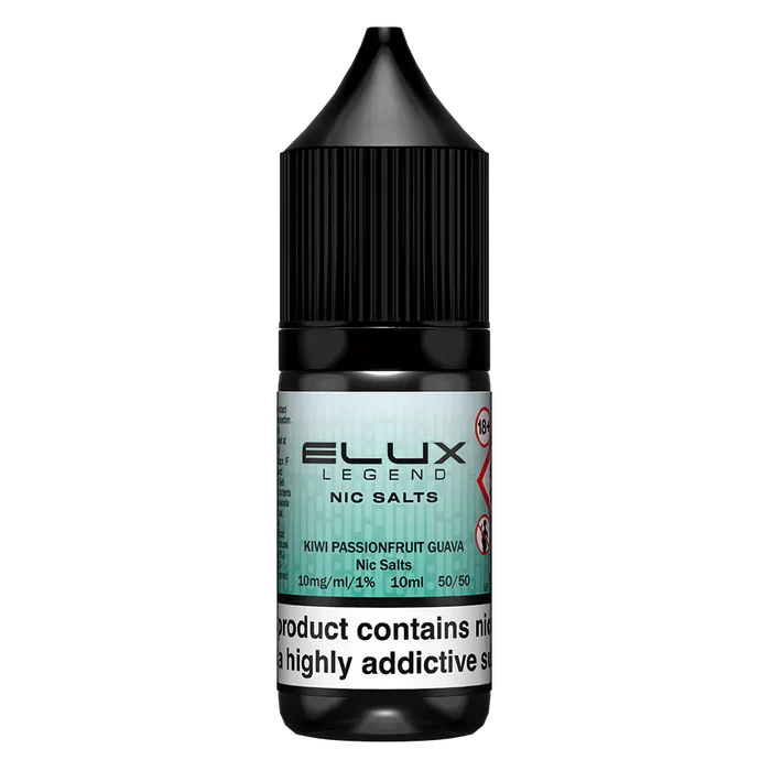 Kiwi Passionfruit Guava Elux Legend Nic Salt Vape Juice