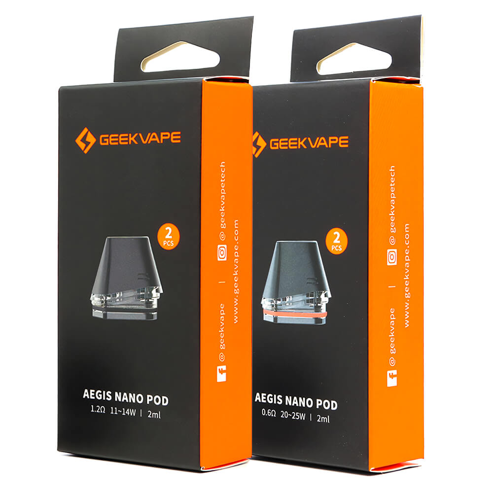 GeekVape Aegis Nano Refillable Pods - Pack of 2