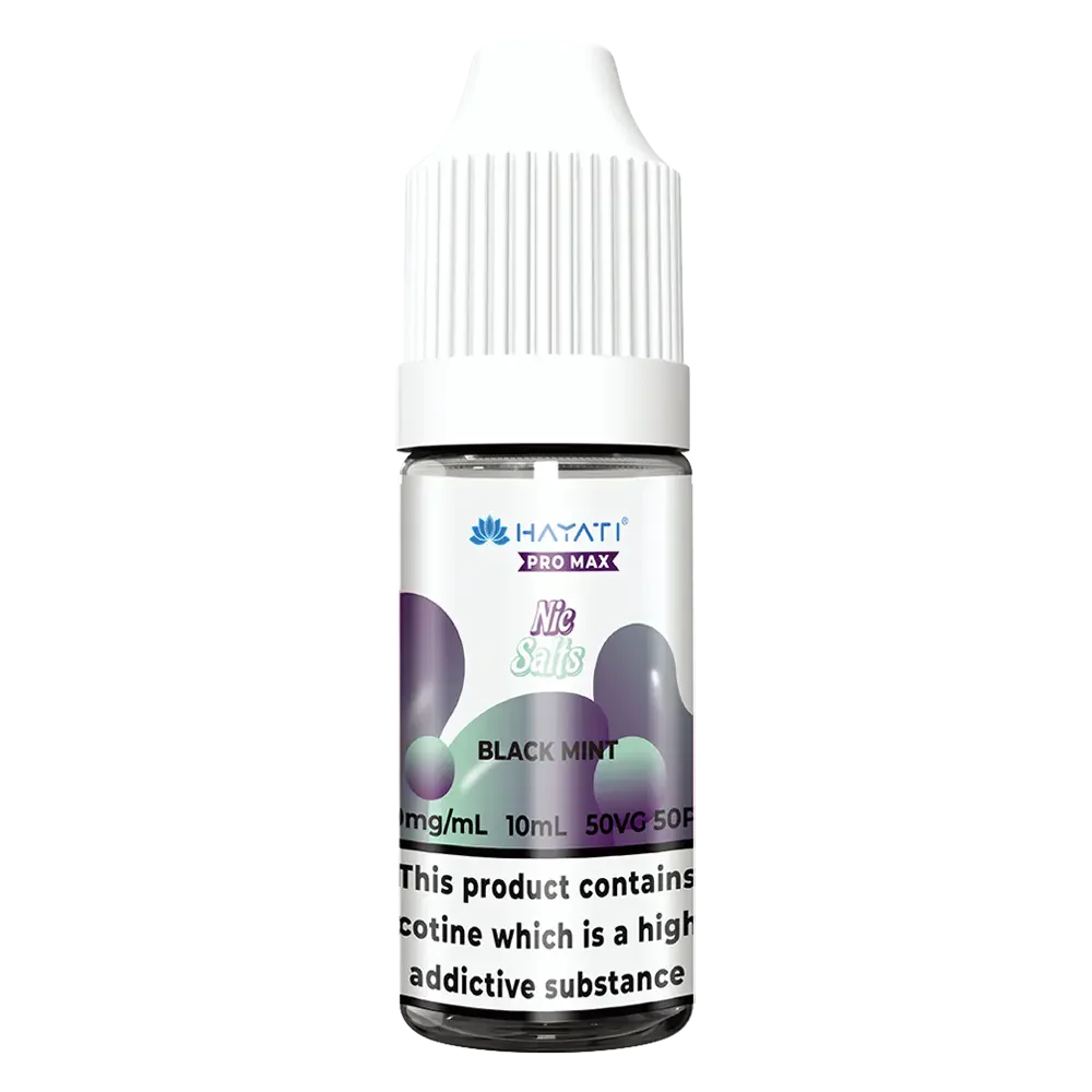 Hayati Pro Max Black Mint Nic Salt Vape Juice