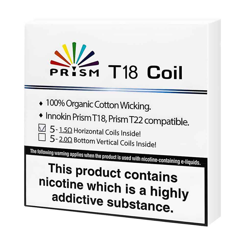 Innokin Endura T18E Coils 1.5 Ohms, Pack of 5