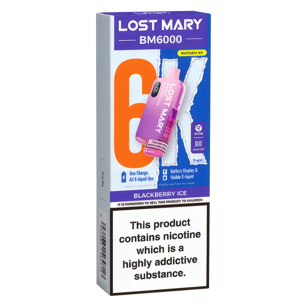 Lost Mary BM6000 Blackberry Ice Prefilled Pod Kit