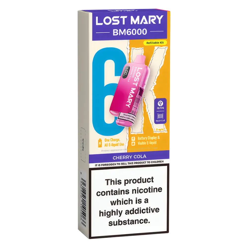 Lost Mary BM6000 Cherry Cola Prefilled Pod Kit
