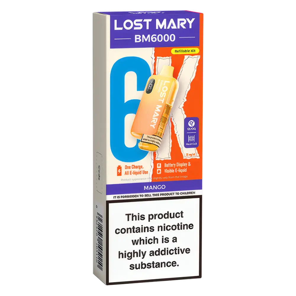 Lost Mary BM6000 Mango Prefilled Pod Kit