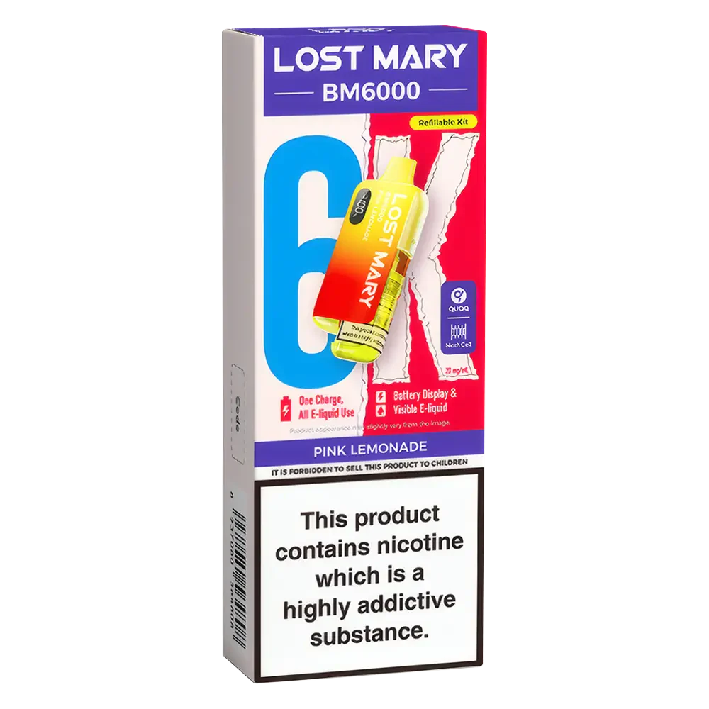 Lost Mary BM6000 Pink Lemonade Prefilled Pod Kit
