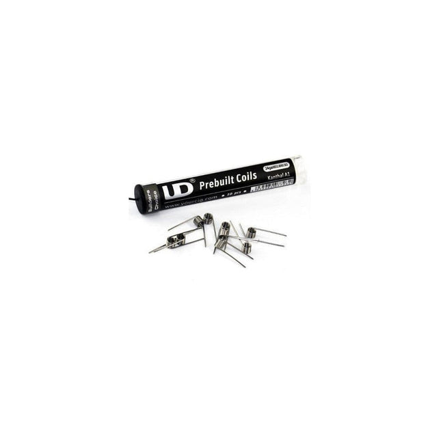 UD Prebuilt Coils Kanthal A1 24GAxID2.8X0.5Ω 10pcs - Scent Vape
