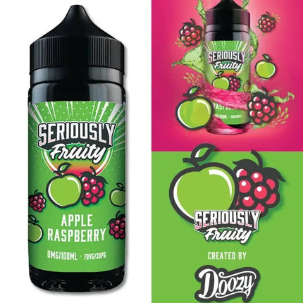 Seriously Fruity Apple Raspberry E-liquid 100ml Shortfill - Scent Vape