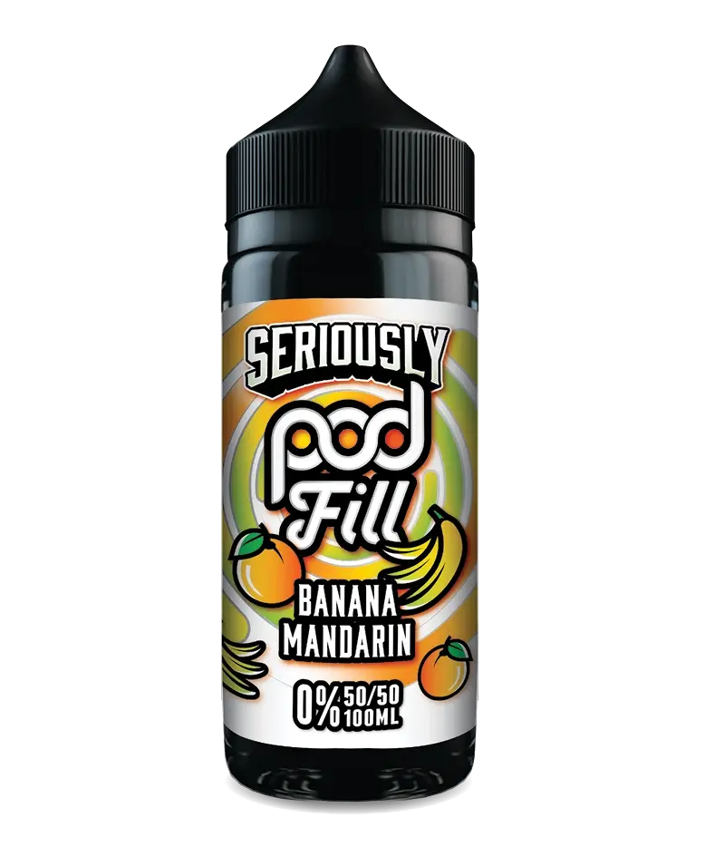 Seriously Pod Fill Banana Mandarin E-liquid Shortfill
