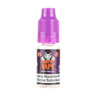 Berry Menthol E-Liquid by Vampire Vape in a small bottle with purple cap, featuring warning labels.