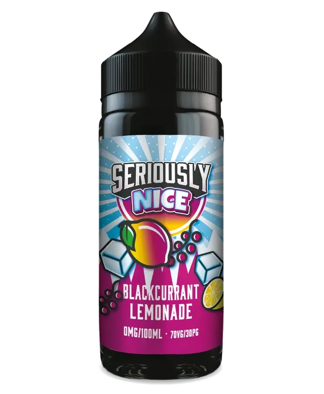 Seriously Nice Blackcurrant Lemonade E-liquid Shortfill