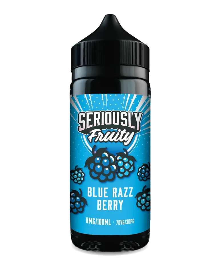 Seriously Fruity Blue Razz Berry E-liquid 100ml Shortfill
