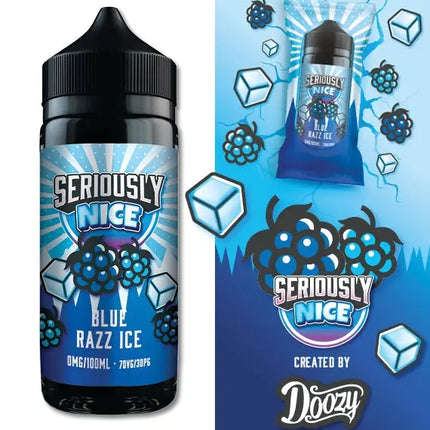 Seriously Nice Blue Razz Ice E-liquid Shortfill - Scent Vape