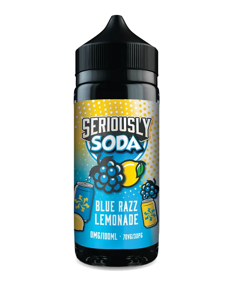 Seriously Soda Blue Razz Lemonade E-liquid Shortfill