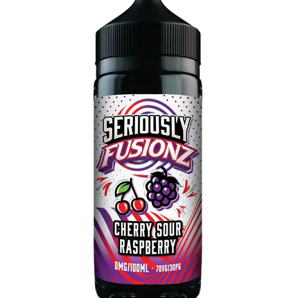 Seriously Fusionz Cherry Sour Raspberry E-liquid Shortfill - Scent Vape