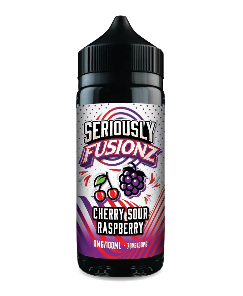 Seriously Fusionz Cherry Sour Raspberry E-liquid Shortfill - Scent Vape
