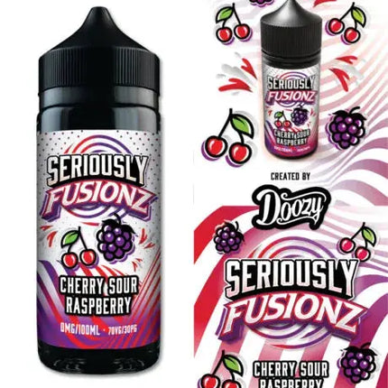 Seriously Fusionz Cherry Sour Raspberry E-liquid Shortfill - Scent Vape