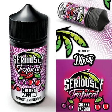 Seriously Tropical Cherry Passion E-Liquid Shortfill - Scent Vape