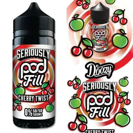 Seriously Pod Fill Cherry Twist E-liquid Shortfill - Scent Vape