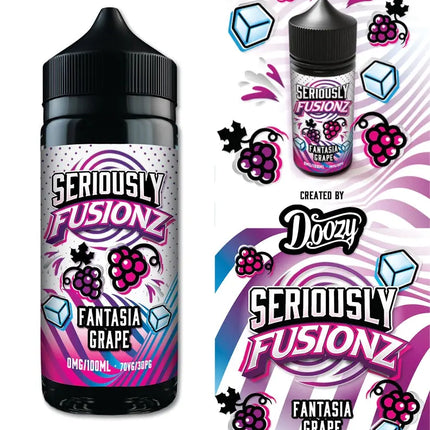 Seriously Fusionz Fantasia Grape E-liquid Shortfill - Scent Vape