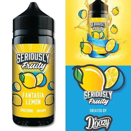 Seriously Fruity Fantasia Lemon E-liquid 100ml Shortfill - Scent Vape